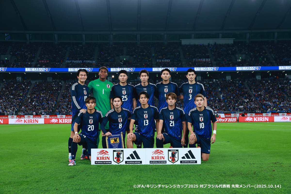 日本代表選手集合写真