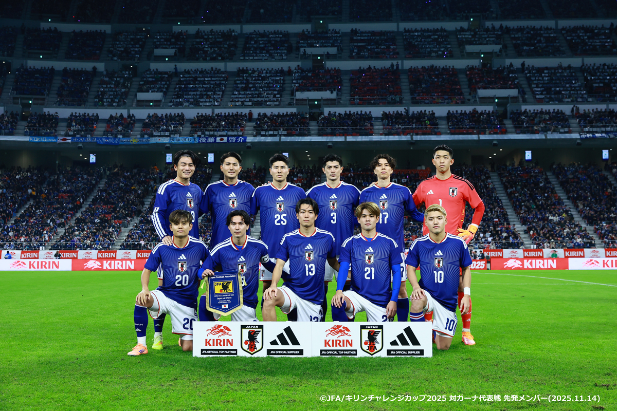 日本代表選手集合写真