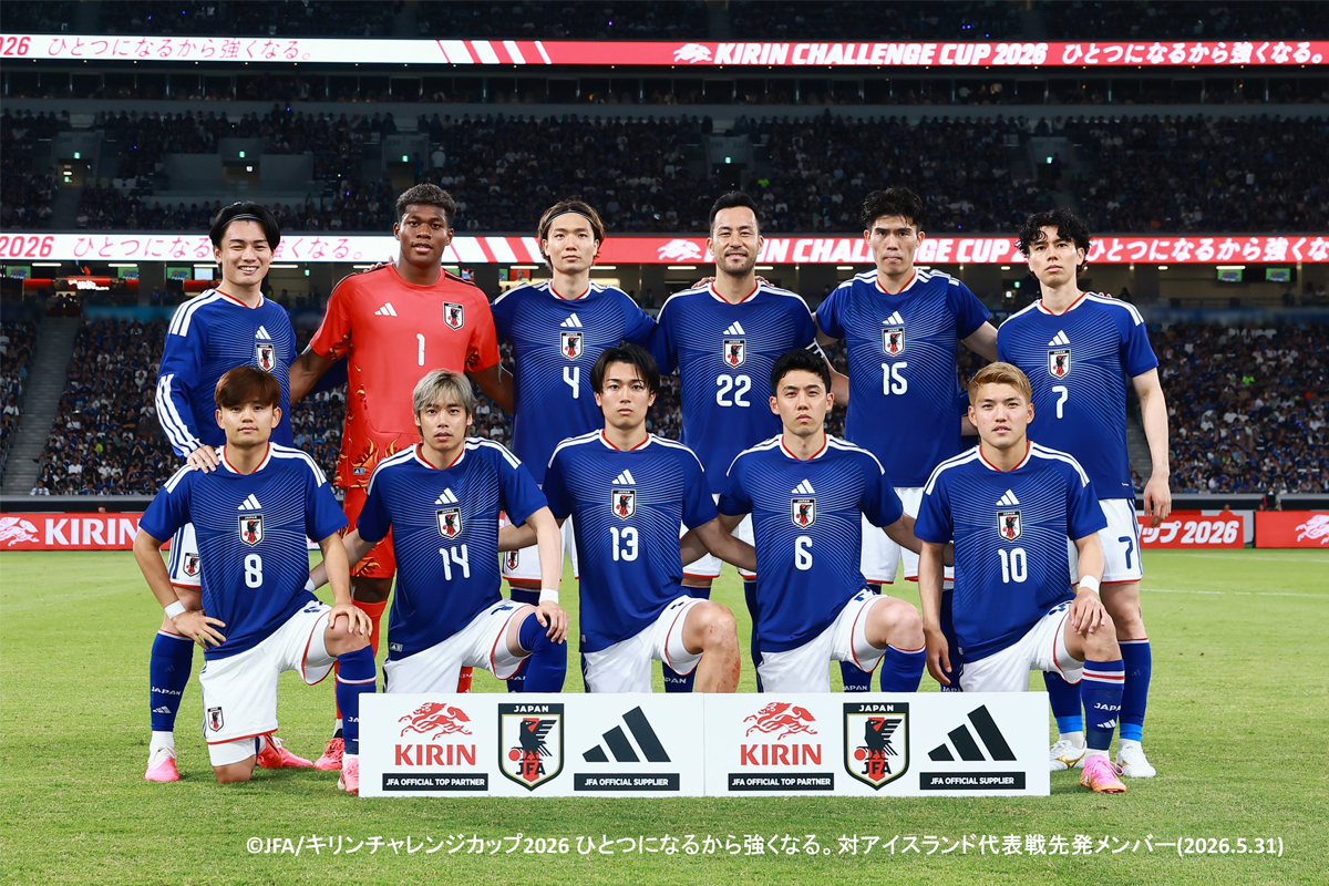 日本代表選手集合写真