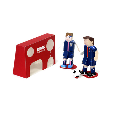 サッカー日本代表pk対決 サッカーのペーパークラフト キリン サッカー日本代表pk対決 サッカーのペーパークラフト キリン