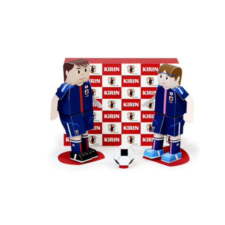 サッカー日本代表pk対決 サッカーのペーパークラフト キリン サッカー日本代表pk対決 サッカーのペーパークラフト キリン