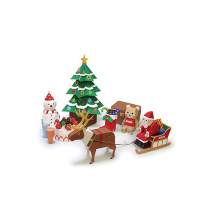 Happy クリスマス 秋 冬のペーパークラフト キリン Happy クリスマス 秋 冬のペーパークラフト キリン
