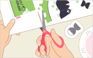 七夕 星に願いを 春 夏のペーパークラフト キリン