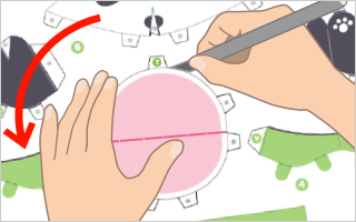 七夕 星に願いを 春 夏のペーパークラフト キリン