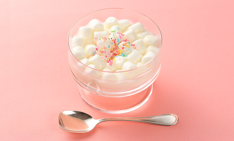 簡単マシュマロデザート ソルティライチベース 世界のkitchenから キリン 簡単マシュマロデザート ソルティライチベース 世界のkitchenから キリン