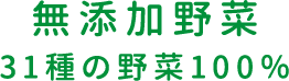 無添加野菜31種の野菜