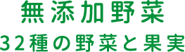 無添加野菜32種の野菜と果実